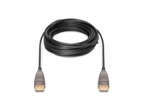 Kabel połączeniowy hybrydowy AOC DisplayPort 1.4 8K 60Hz UHD DP-DP M-M czarny 10m AK-340107-100-S