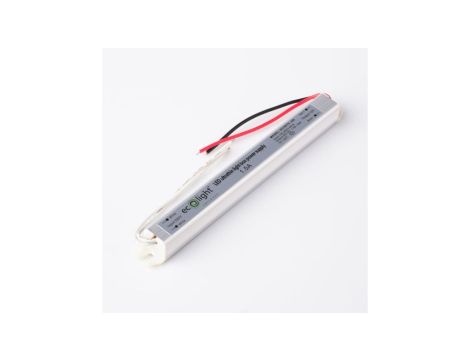 Zasilacz LED meblowy ultra slim IP20 24W 12V 2A 170 x 18 x 17 mm EC79773