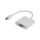 AUDA Konwerter miniDisplayPort(m)- VGA(ż) /23cm/