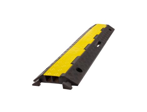 Najazd kablowy 2 kanały 32mm, otwierany, ciężki próg z odporną, gumową podstawą i otwieraną pokrywą NEKU