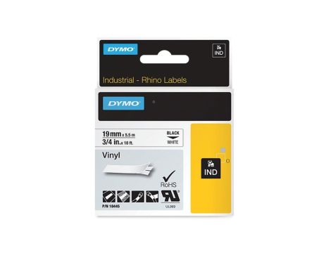 Taśma winylowa do drukarek 19mm x 5,5m biała S0718620 18445