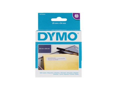 Etykieta na adres zwrotny do drukarek 25x54mm biała S0722520 /1rolka-500szt./
