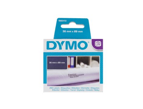 Duża etykieta wysyłkowa 36x89mm biała do drukarek dla okazjonalnych użytkowników 1983172 /1rolka x 260szt./