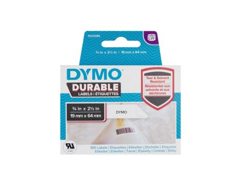 Etykiety odporne DYMO białe 19x64mm 2rolki x 450 etykiet