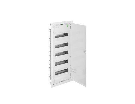 Rozdzielnica modułowa MSF RP 5X12 podtynkowa IK05 IP30 PE+N biała 2005-00