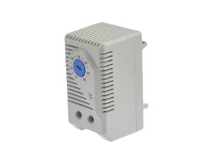 Termostat NO zamykający 0-60 st C do wentylowania szafy RACK 19 cali