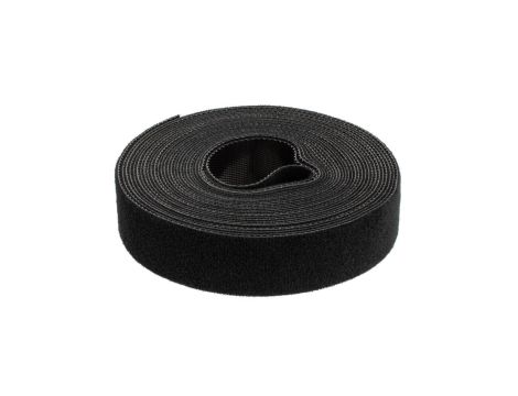 Taśma rzepowa 20mm 5m czarna Back To Back NEKU