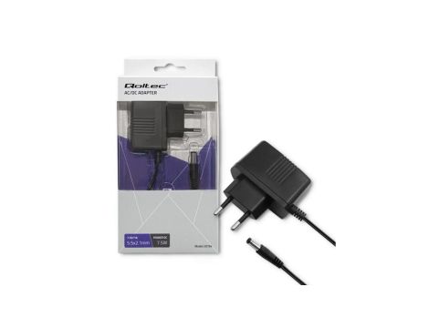 Qoltec Zasilacz wtyczkowy 7.5W 7.5V 1A 5.5*2.1