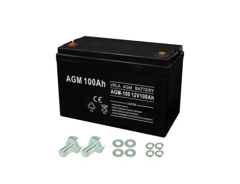 Akumulator bezobsługowy AGM do zasilacza UPS 12V 100Ah VOLT