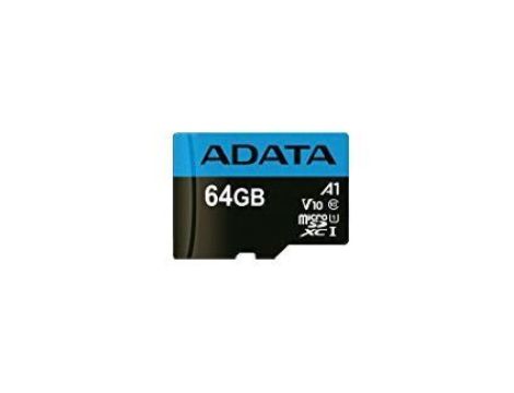 Karta pamięci ADATA PREMIER AUSDX64GUICL10A1-RA1 (64GB Class 10 Adapter)