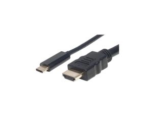 Kabel Adapter USB-C na HDMI 4K*30Hz DP Alt Mode 1m Manhattan