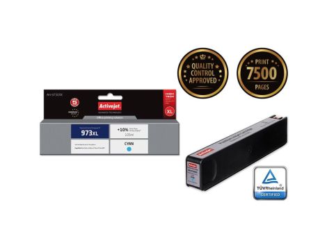 Tusz Activejet AH-973CRX (zamiennik HP 973XL F6T81AE Premium 105 ml niebieski)