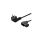Kabel SAVIO CL-116 (C13 / IEC C13 / IEC 320 C13 M - Schuko M 1,8m kolor czarny)