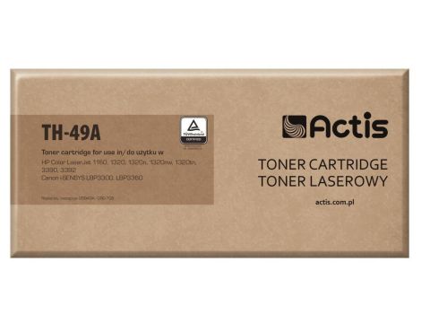 Toner ACTIS TH-49A (zamiennik HP 49A Q5949A, Canon CRG-708 Standard 2500 stron czarny)