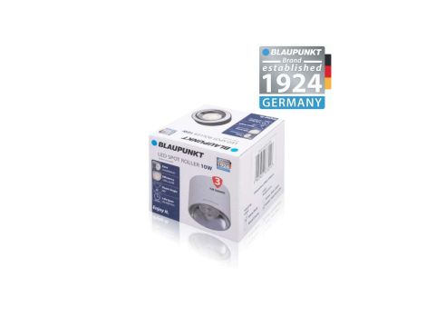 Blaupunkt Lampa LED natynkowa Spot Roller 10W biały barwa ciepła, BLAUPUNKT-DLW10WW