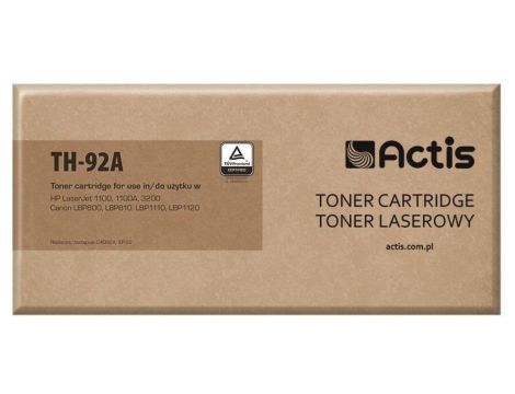 Toner ACTIS TH-92A (zamiennik HP 92A C4092A, Canon EP-22 Standard 2500 stron czarny)