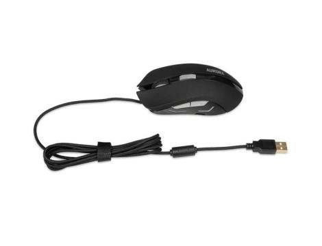 Mysz komputerowa IBOX Aurora A-1 IMOGS9031 (optyczna 2400 DPI kolor czarny)