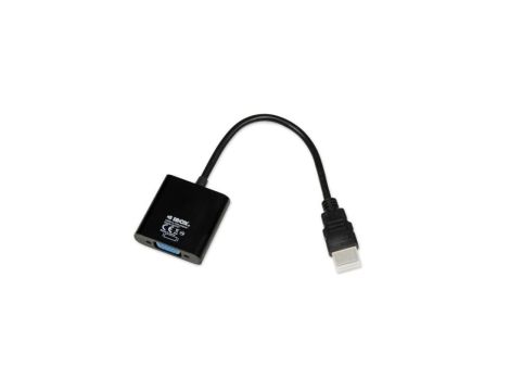 Adapter IBOX IAHV01 (HDMI M - D-Sub (VGA) F 1m kolor czarny)
