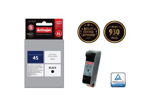 Tusz Activejet AH-45N (zamiennik HP 45 51645A Supreme 44 ml czarny)