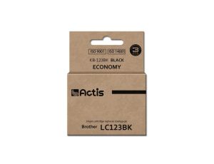 Tusz ACTIS KB-123Bk (zamiennik Brother LC123BK/LC121BK Standard 15 ml czarny)