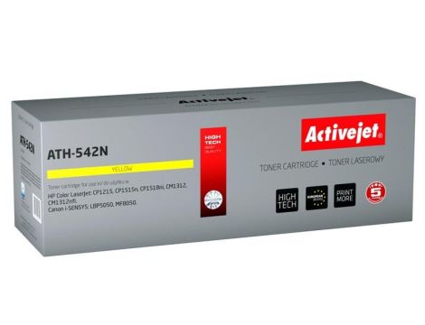 Toner Activejet ATH-542N (zamiennik HP 125A CB542A, Canon CRG-716Y Supreme 1600 stron żółty)