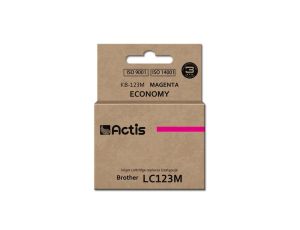 Tusz ACTIS KB-123M (zamiennik Brother LC123M/LC121M Standard 10 ml czerwony)