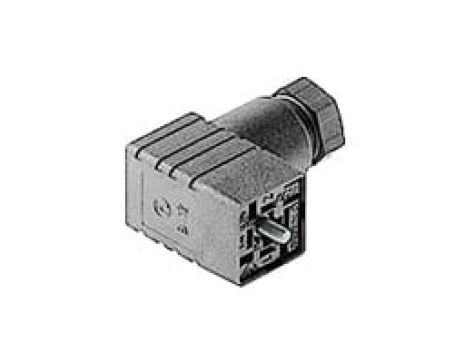 Gniazdo kablowe zaworowe przyłączeniowe z centralną śrubą typ C M2,5 x 27 2 + PE PG 7 GDSN 207 grau