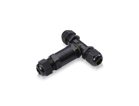 Mufa kablowa rozgałęźna skręcana 8-12mm2 450V 24A Czarna IP68 5978