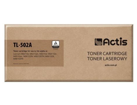 Toner ACTIS TL-502A (zamiennik Lexmark 50F2H00 Supreme 5000 stron czarny)