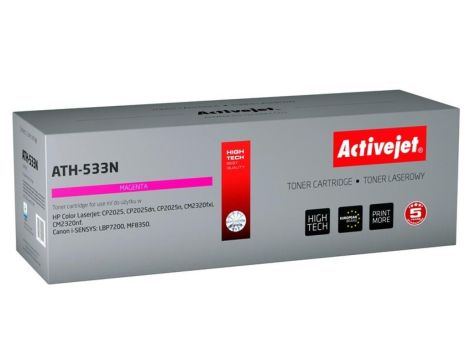 Toner Activejet ATH-533N (zamiennik HP 304A CC533A, Canon CRG-718M Supreme 3200 stron czerwony)