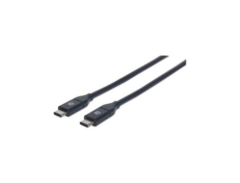 Kabel USB-C 3.2 Gen2 Typ-C M/M 50cm 60W 3A 10Gbps Czarny