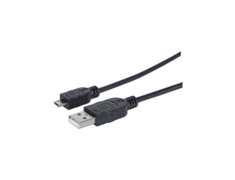 Kabel USB A-Microb M/M 0,5M USB2.0 Hi-Speed Czarny ICOC MUSB-A-006