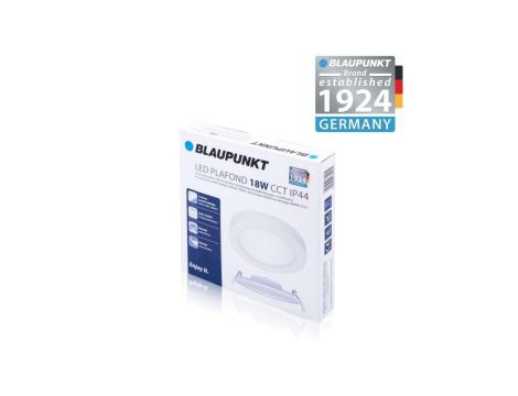 Blaupunkt Plafon LED 18W 6w1 IP44 z przełącznikiem barwy światła, BLAUPUNKT-PLA-18W-CCT