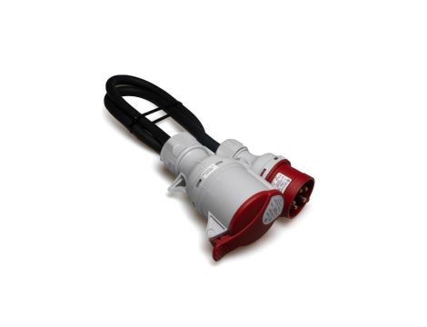 Kabel przedłużacz siłowy 16A/32A 1m adapter Zmiana fazy 223201