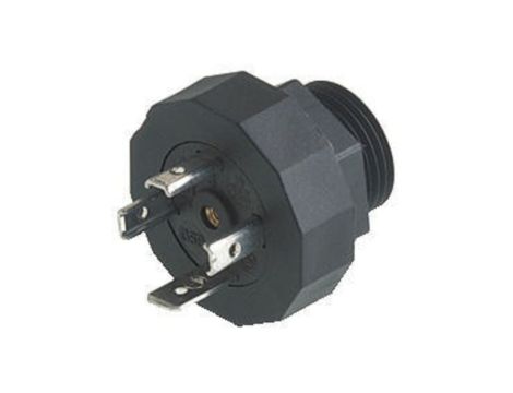 Gniazdo przyłączeniowe typu A męskie 4-pinowe (3+PE) PG13,5 400 V AC/DC 16 A GSP 313