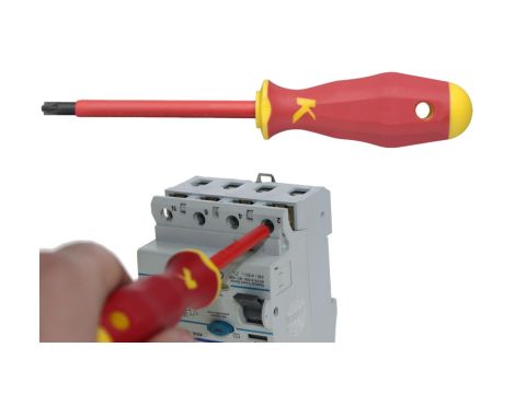 Wkrętak do bezpieczników PZ2 KLAUKE / Wkrętak izolowany 1000V - VDE / Made in GERMANY / KL130PM2IS