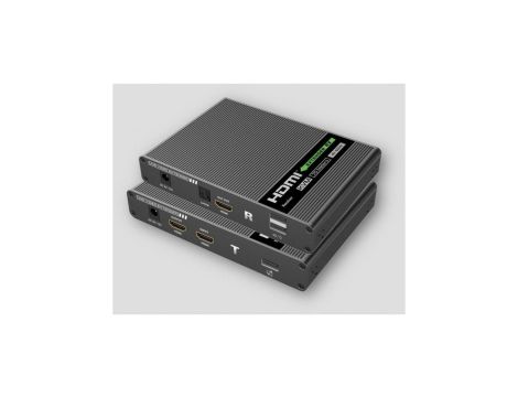 KVM Extender HDMI/USB po Skrętce Cat6A/7 do 70m 4K*60Hz