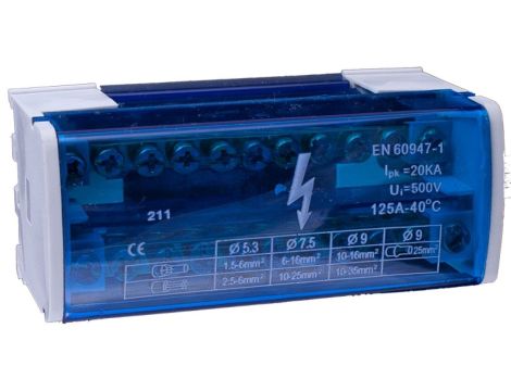 Blok rozdzielczy 2x11 Mostek łączeniowy 211