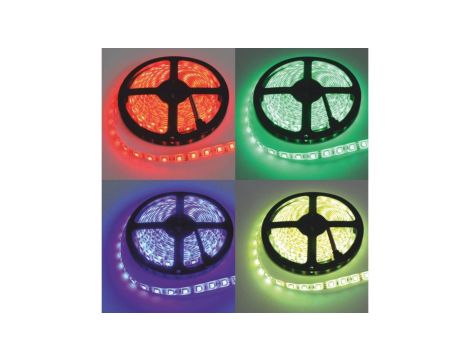 Taśma LED 5050 60 diod/m 72W 14,4W/m 12V IP20 RGB /5m/