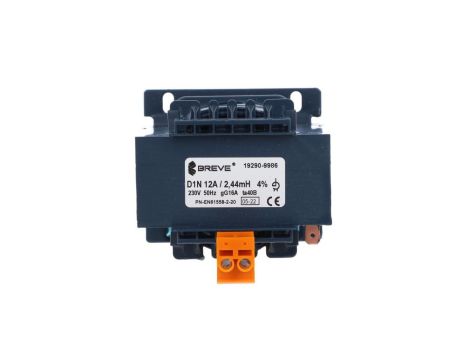 Dławik sieciowy 1-fazowy D1N 12A/2,44mH 4 procent 19290-9986