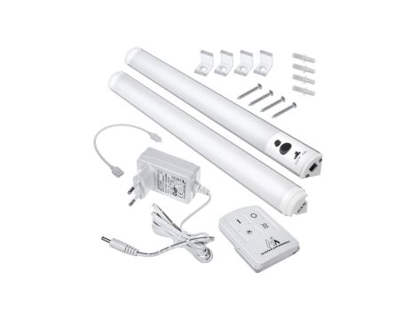 Lampa LED Maclean, Podszafkowa, Liniowa, Zestaw 2 moduły z pilotem i zasilaczem, Max 4 moduły na jednym zasilaczu, MCE245
