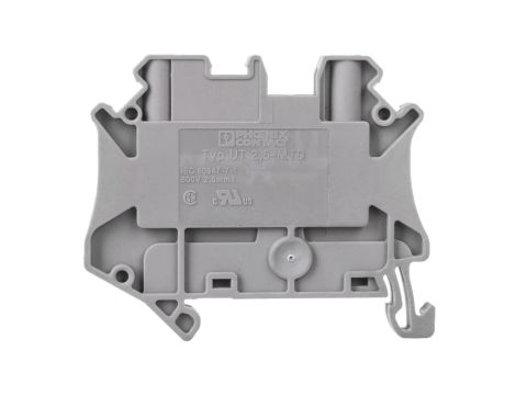 Złączka szynowa 2-przewodowa 2,5mm2 szara UT 2,5-MTD 3064085 /50szt./