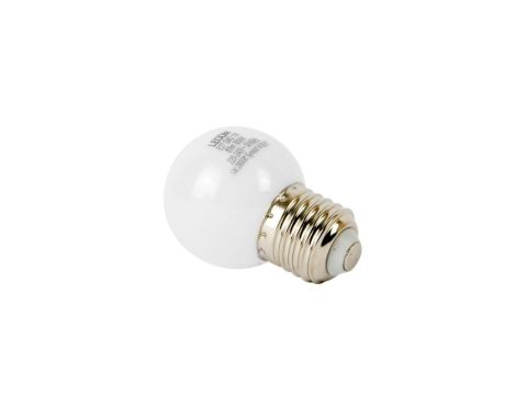 Żarówka LED LEDOM E27 1W 3000K barwa ciepła 80lm 230V G45