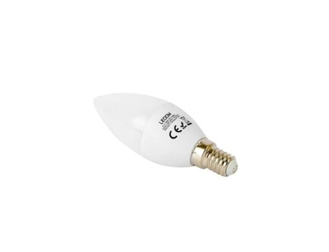 Żarówka LED E14 6W 4000K barwa neutralna 522lm 220-240V C37 3 lata gwar.
