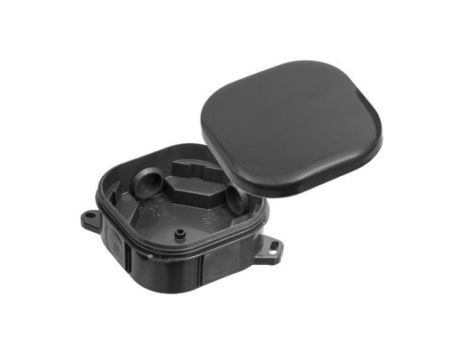 Puszka n/t hermetyczna PH 92x92x44 klik pusta IP54 czarna A.0018C /10szt./