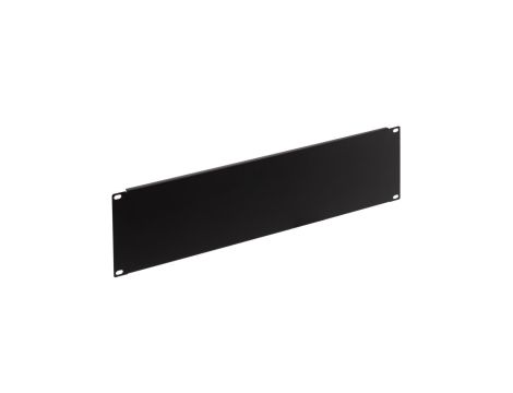 Panel maskujacy do szafy RACK 19 cali 3U czarny