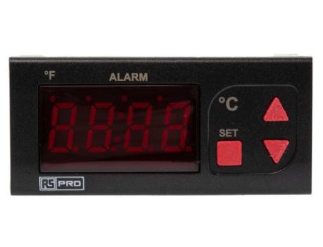 Wskaźnik temperatury, Uz 24 V AC/DC, 77 x 35mm