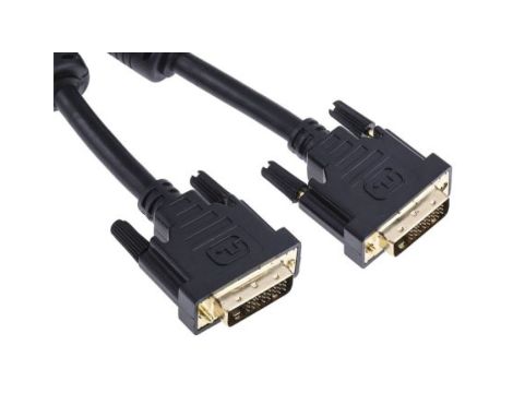 Zespół cyfrowych kabli wideo i monitorowych 2m Męskie DVI-D to Męskie DVI-D Czarny