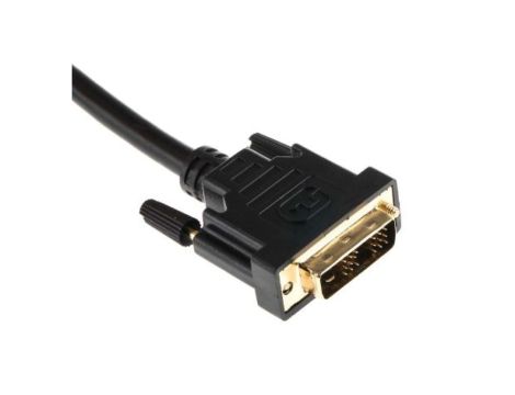 Zespół cyfrowych kabli wideo i monitorowych 5m Męskie DVI-D to Męskie DVI-D Czarny