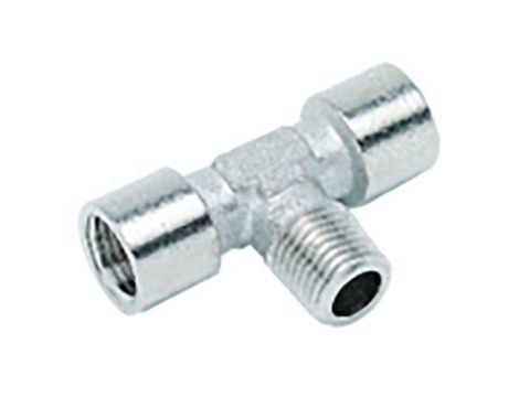 Złączka wtykowa typu T, 1/8cal, 150 bar, RS PRO 176-1064 /10szt./